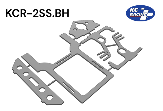BRUSHED Stainless Drag Racing Chassis BACK HALF - 10 Pieces (KCR-2SS.BH)