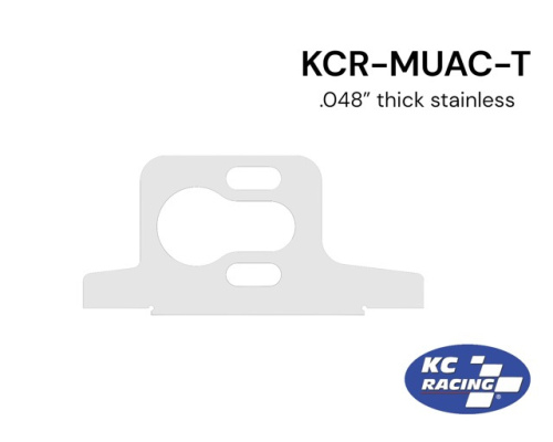 BLDC Motor Mount for Flexi (MUAC) 9x9 Mount - .048” Thick